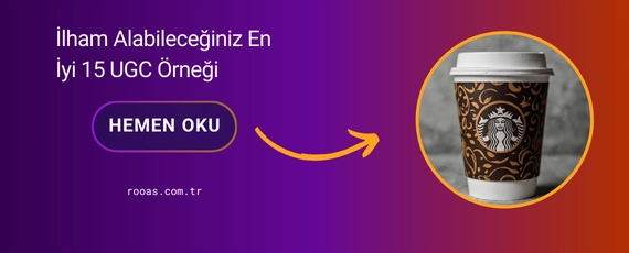 En iyi UGC Örnekleri Sayfasına Yönlendirme
